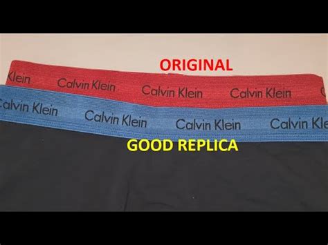 how to tell if calvin klein underwear is fake